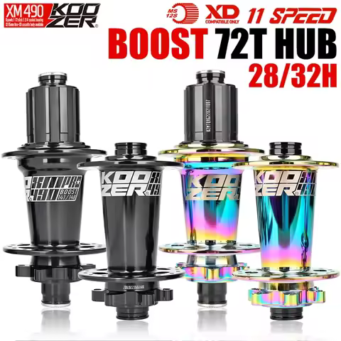 Koozer XM490 PRO Boost 28H 32 Holes MTB Bicycle Hub 15x110 12x148MM TA Thru HG XD MS SX GX NX 10 11s