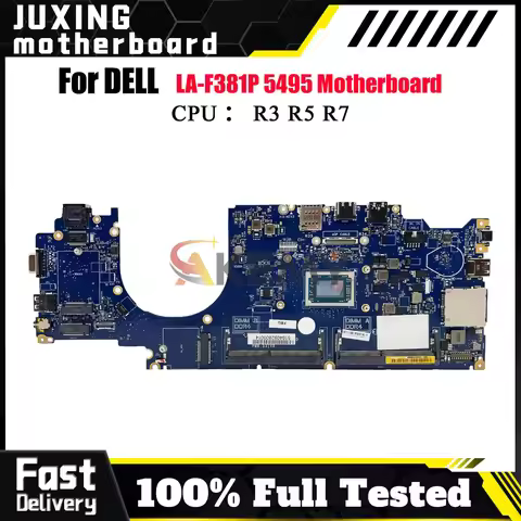 For Dell Latitude 5495 with R3 R5 R7 CPU LA-F381P Laptop Motherboard 07CT81 09GYDK 0MV0K5 High-quali