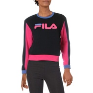 Fila Nuria Color Block Sweatshirt Black/Magenta SM