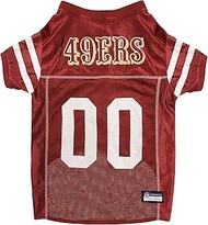 Pets First SAN-4145-LG San Francisco 49Ers Mesh Jersey