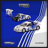 T64P-001-86RAC02 - Tarmac Works 1:64 Ford RS200 Lombard RAC Rally 1986