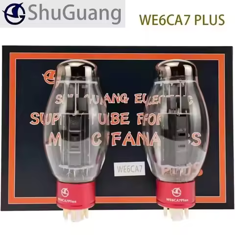 SHUGUANG WE6CA7 PLUS 6CA7 Vacuum Tube Precision pairing Valve Replaces 6CA7 EL34 6L6 KT66 Electronic