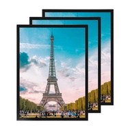 Large Size Poster Frame Black Easy Disassembly Assembly 18x24 Hanging Style