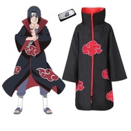 Anime Akatsuki Halloween Cosplay Costumes Headband Cloak Cape Itachi Robe Kids Aldult Naruto Cloak Naruto Cosplay Career Guidance Costume for kids Akatsuki Costume Hokage Cloak Cosplay Sasuke Uchiha Cape Cosplay Itachi Clothing Suit Uniform