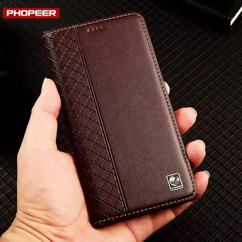 For Sony Xperia 1 5 10 II III IV V VI VII Genuine Leather Case Flip Wallet Phone Cover For Sony Xper
