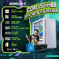 BONMECOM2 คอมประกอบ / CPU I5 14400 / RTX 4070 TI SUPER 16GB / Case เลือกแบบได้ครับ