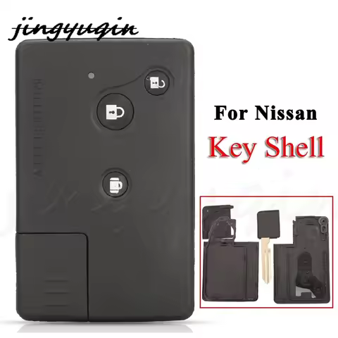 jingyuqin 3Buttons Replacement Remote Car Key Shell Case Fob For Nissan Serena Presage Teana C24 TU3