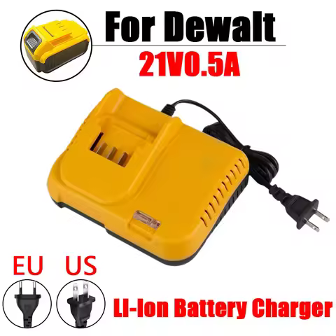 For Dewalt 21V 0.5A Battery Charger Replacement Fit Lithium Battery DCB200 DCB201 DCB609 DCB182 DCB2