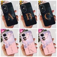 OPPO Reno10 5G CPH2531 Case Luxury letter printing Soft Silicone TPU Cover for OPPO Reno 10 5G 2023 Shell