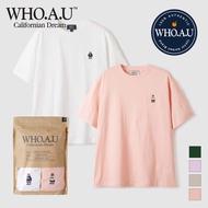 [WHO.A.U] Steve 2PACK Solid T-shirts[B] | WHRAE3792U