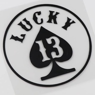 Custom Number Sticke LUCKY NUMBER Sticker Kereta Sticker Motor Nombor sticker motor nombor sticker n
