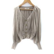 COCO DEAL Cardigan Sweater v-neck beige Direct from Japan Secondhand