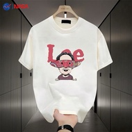 Korea Korea 2026 Heavy Cotton Short-Sleeved t-Shirt Men's Half-Sleeved Printed Summer Loose Casual T