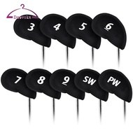 [deevoka] 9 Pieces Golf Iron Headcovers Set, Golf Iron Protector, Golf Accessories, Scratch Resistan