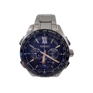 SEIKO Mens Watch Solar Analog Titanium GRY