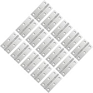 OSALADI 20pcs Cabinet Hinge overlay hinges wardrobe hinges door hinge spring hinge cupboard hinges face frame hinges soft close hinges strap hinges Stainless steel automatic small hinge