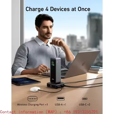 【Best-selling】Anker Prime 12000mAh Large Capacity Portable Power Bank( without charging stand)