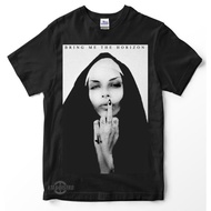 BRING ME THE HORIZON NUN Premium t-shirt bmth nun band t-shirt deathcore the Black