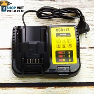 SV Sạc pin thay thế cho Dewalt DCB112 Liion 108V-144V-18V điện vào 220V