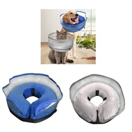 SE Inflatable Cat Recovery Collar Cone Cat Head Leg Wound Feet Healing Cone