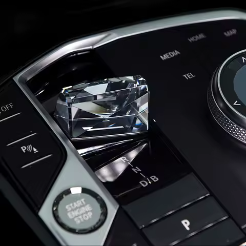 Crystal Gear Shift Knob Handles Gearbox Lever Head For BMW 2023 Year 2 3 Series G42 F44 G20 X5 G05 X