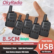 [2 Units] HT Handy Talky HT OkyRadio PRO Fast charging USB C dual