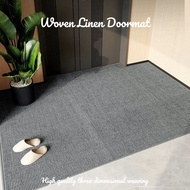 Door mat,Linen material High quality woven door mat,Size 40*60cm-60*90cm and Custom sizes,Beautiful 