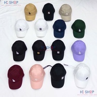 [Genuine] MLB hat/cap with small logo NY, LA, BOSTON, full embroidery, unisex, soft form, paper nota