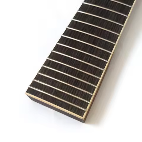 8-String Electric Guitar Neck 24-Fret 25.5" Scale Matte Maple Rosewood Dual Truss Rod Upgrade for Mo