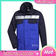 TK 100% COTTON TEBAL MEN'S SAFETY WORKING JACKET TEBAL / WORKING JACKET / BAJU KERJA TEBAL LELAKI 36