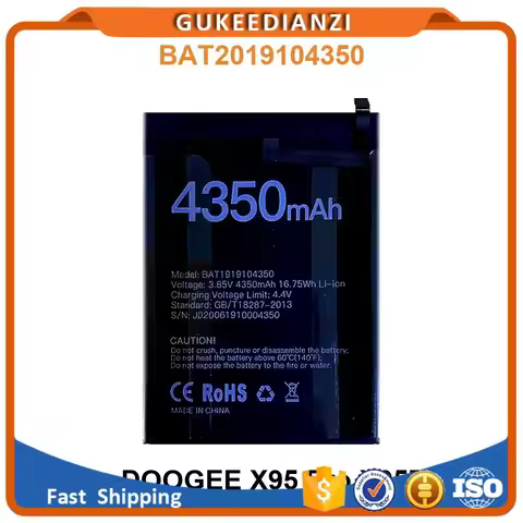 Battery For DOOGEE X60 X60L X 30 X55 X9S X95 X96 X20 X11 X70 X7 X9 X93 X90 X6 X5 Max Pro BAT20191043