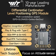 Modul WITMOTION GNSS GPS-RTK UM982 Ketepatan Tinggi Tahap Sentimeter UM980 Rover ZED-F9P Penentuan K