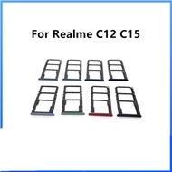 For Realme C12 C15 SIM TRAY SIM CARD HOLDER TRAY SIM SLOT ADAPTER REPLACEMENT PART