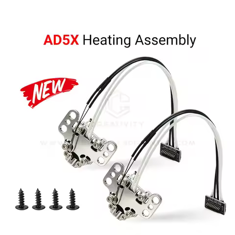 AD5X Hotend Heating Assembly for Flashforge AD5X Heating Component Kit with Heater Cartridge Thermis