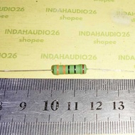 HIJAU 10PCS GREEN 330R 2W 1% METAL FILM resistor 330r 2watt 330 ohm 2 w 2 watt 1 percent 330 r 2w IJ