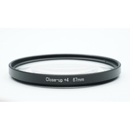 Lens Filter Lens Set 67mm Macro Close-Up Plus 4 +4 Close Up 67 mm