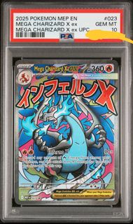 Mega Charizard X ex psa10 美版