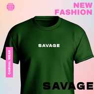 MICROFIBER savage baju jersey sukan sports yoga running gym workout t shirt lelaki perempuan tshirt 