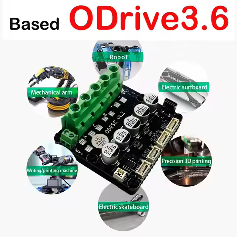 24V ODESC V4.2 High Performance Single Drive Brushless Motor High Power Driver FOC BLDC Servo Based 
