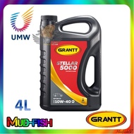 MINYAK PELINCIR UMW GRANTT STELLAR 5000 SEMI SYNTHETIC 10W40 4T ENGINE OIL (4L)