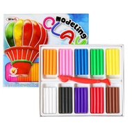 WinQ 10-color modeling clay (01 box), modeling clay for children