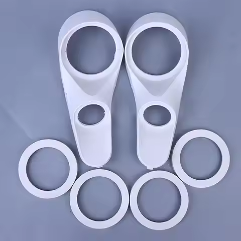 1Pair Car Audio Speaker A-Pillar Tweeter Holder Gasket For 3/3.5inch 3.8/4inch Speaker Gasket - Plas