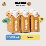 Oatside Mini Oat Milk Oat Milk 200ML (contains 6) - Coffee