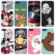 Huawei Y6 2018 Case Silicone TPU Back Cover HUAWEI Y62018 Animated Cartoon Soft Phone Casing