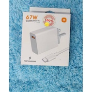 Xiaomi 67W Charger Charging Cable Wall Charger