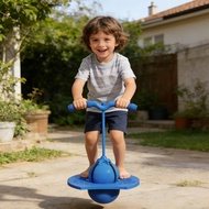 Balance Training Hopper Ball For Kids, Adjustable Handle Jumping Toy, Improves Coordination & O2h8