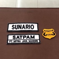 Security guard attributes 3 items