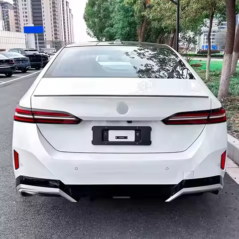 Car Rear Spoiler Trunk Wing Lip For BMW 5 Series i5 G60 520i 530i M60 2024+ Tail Trunk Lid Roof Spoi