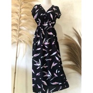 DLPNSTORE_99 - Leaf Motif Daster Manohara Krista Daster/ Rayon Fabric Daster/ Women's Daster/ Daster