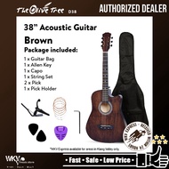 38 Inch (Custom Name/ Engrave) Acoustic Guitar Package( Gitar Akustik / Gitar Kapok/ Engrave / Ukir / Customise )(D38)